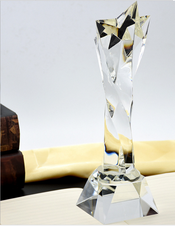 crystal trophy CA0016