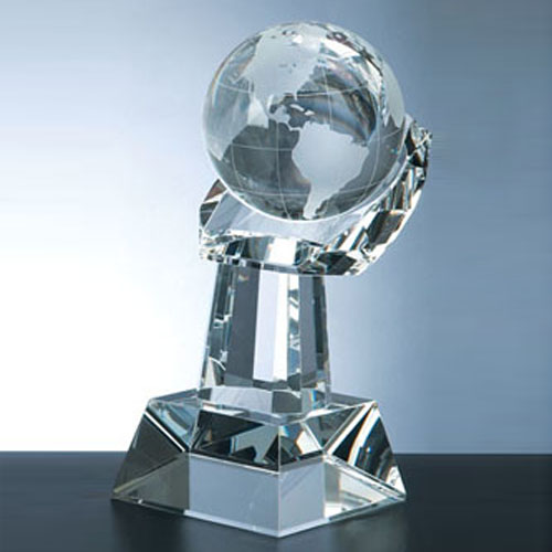 crystal trophy CA0045