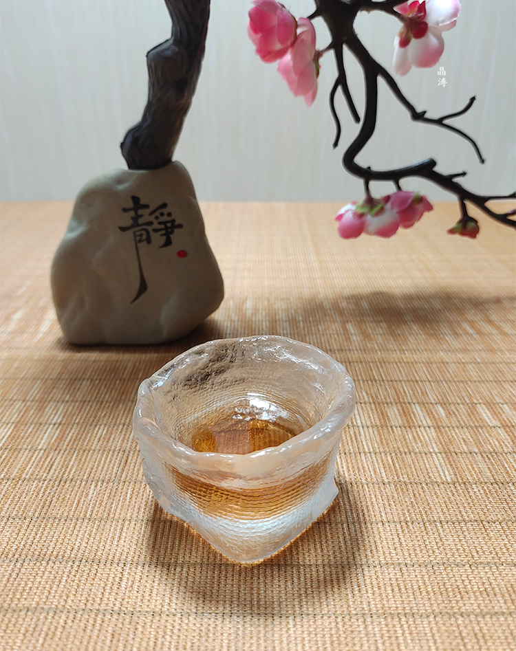 Glass tea set Comfortable cup