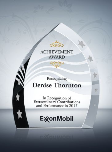 crystal plaque CB0032