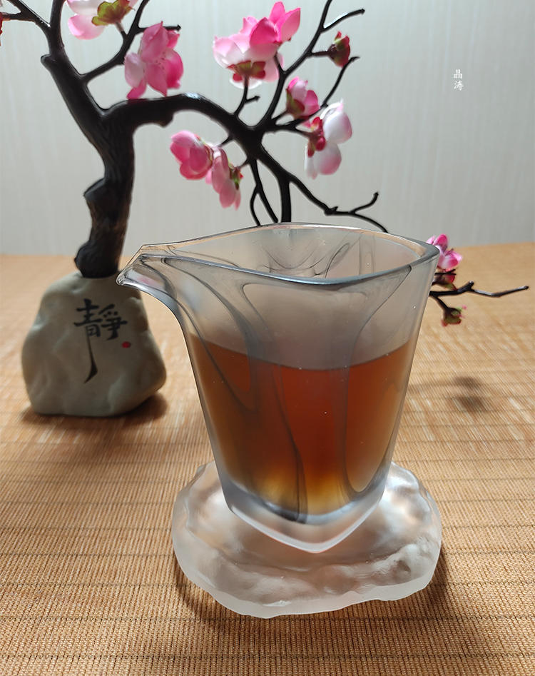 Glass tea set Ink fair Cup