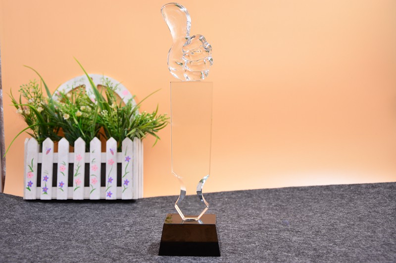 crystal trophy CA0035