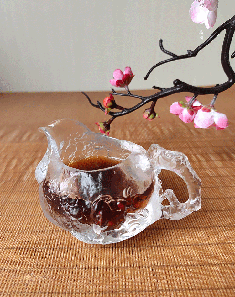 Glass tea set Spittor male cup