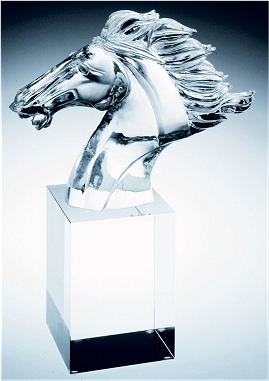 crystal trophy CA0004