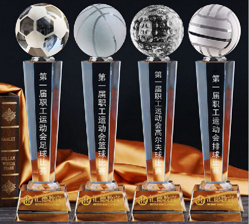 crystal trophy CA0026