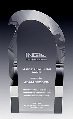 crystal plaque CB0023