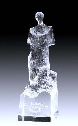 crystal trophy CA0019