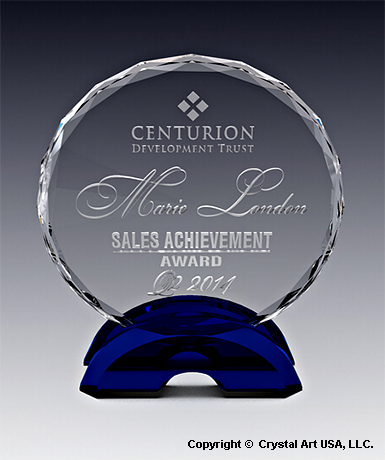 crystal plaque CB0012