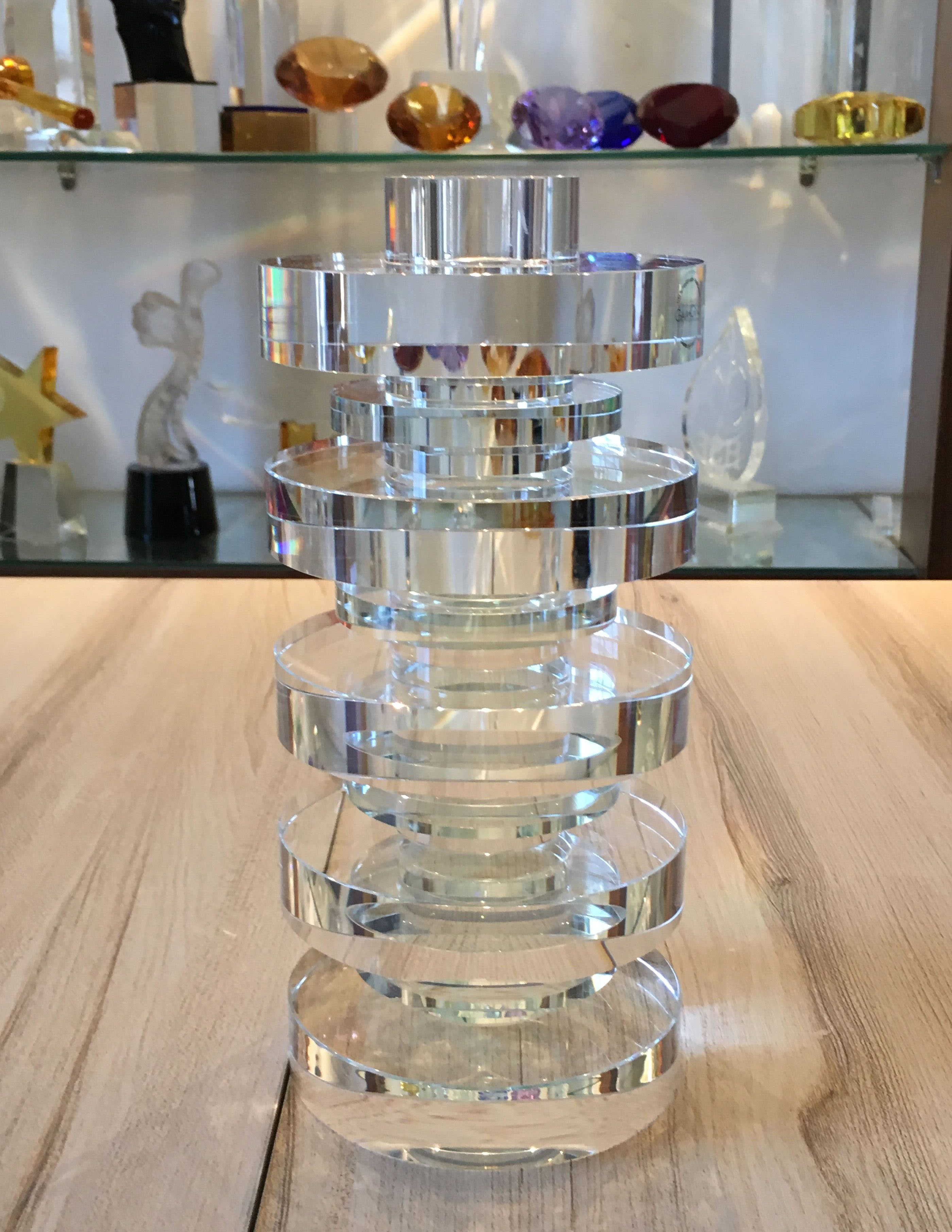 crystal candle holder CF0013