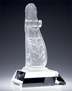 crystal trophy CA0032