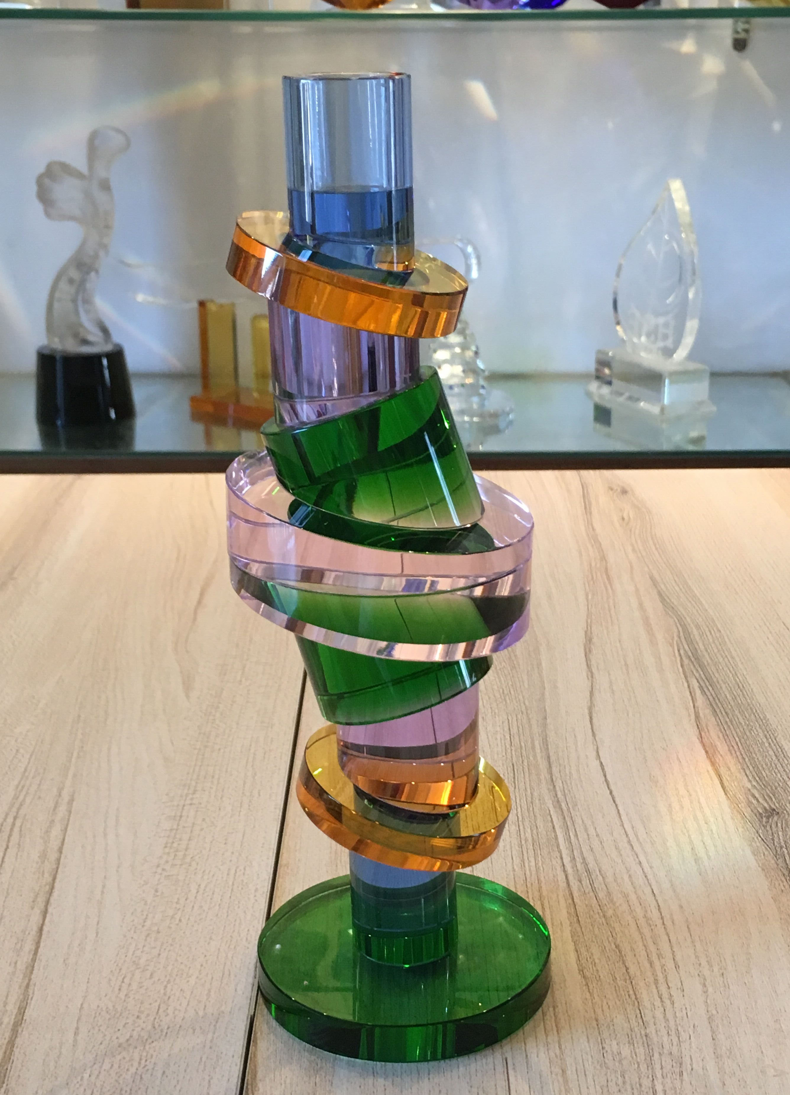 crystal candle holder CF0017