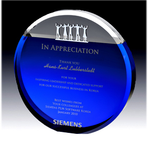 crystal plaque CB0013