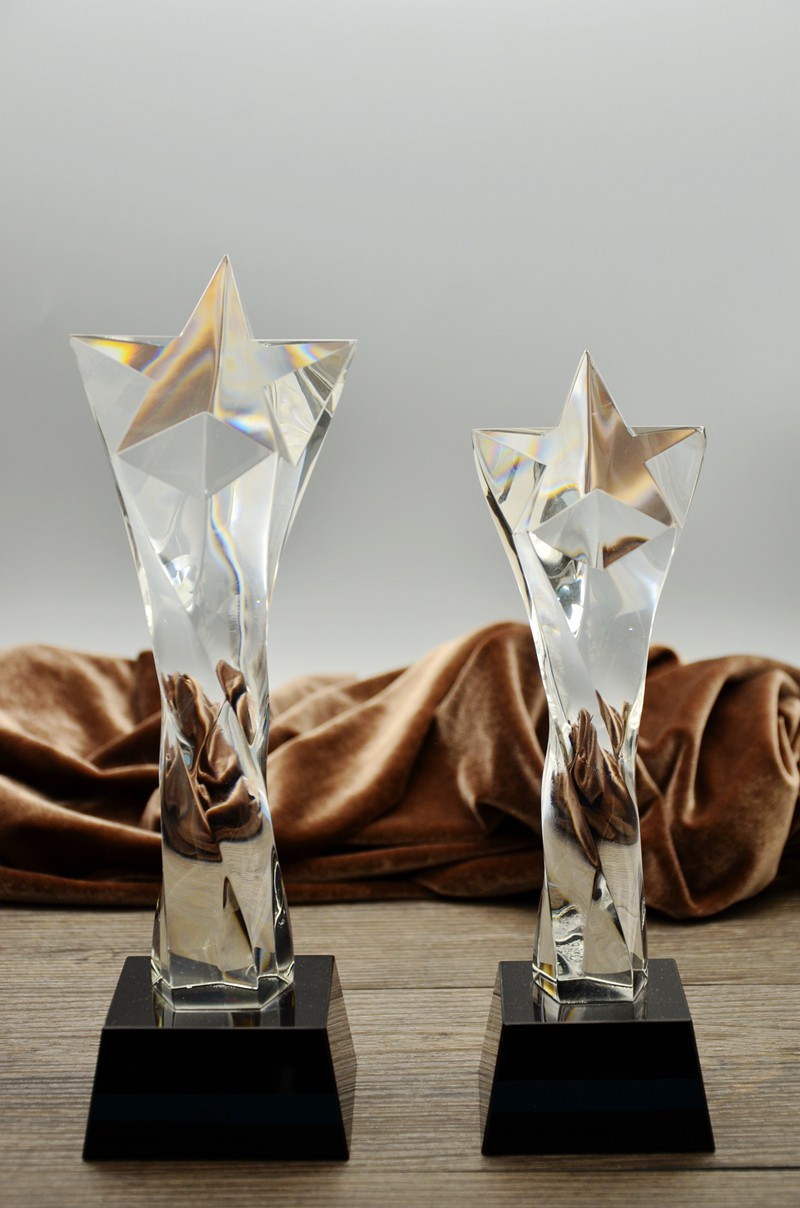 crystal trophy CA0009