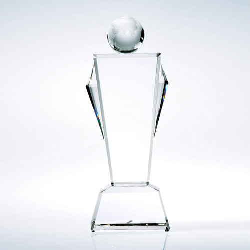 crystal trophy CA0047