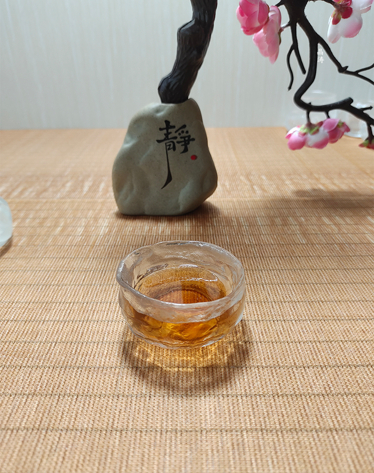Glass tea set The lion type cup