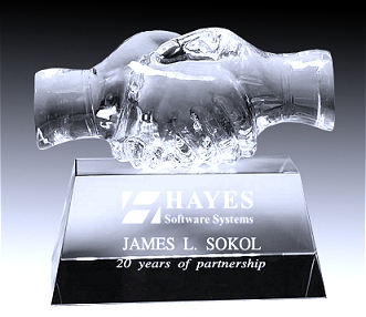 crystal plaque CB0001