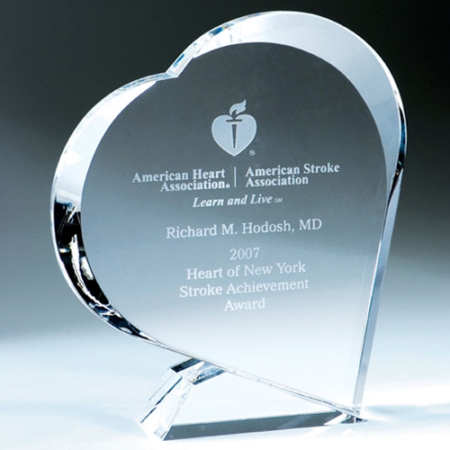 crystal plaque CB0025